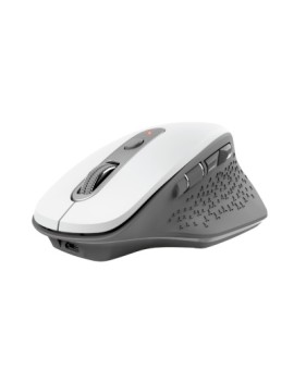 Mouse Inalámbrico Trust OZAA, Batería Recargable, 6 Botones, 2400DPI, Blanco